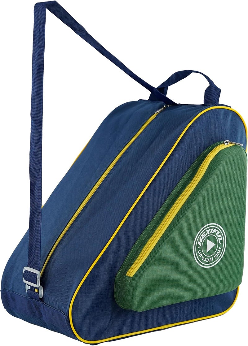 HEXIFUL Skate Bag for Ice, Inline, Roller & Quad Skates - Kids & Adults - Image 1